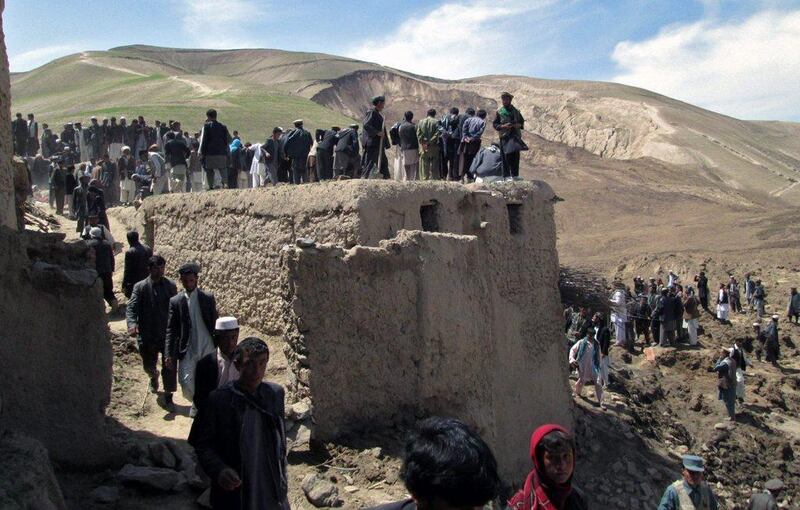 It collapsed at about 11am on Friday as people were trying to recover belongings and livestock after a smaller landslip a few hours earlier. The landslides were triggered by torrential rain.