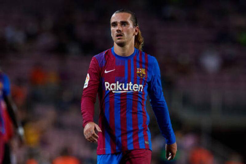 Antoine Griezmann during the match between Barcelona and Real Sociedad. Getty