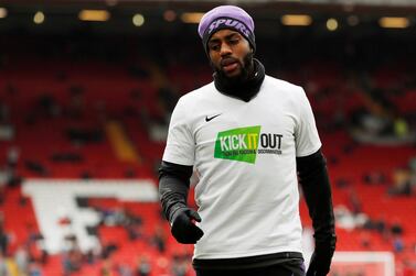 Tottenham's Danny Rose is upset with how football authorities have punished racist chanting compared to other incidents in the sport. Action Images via Reuters