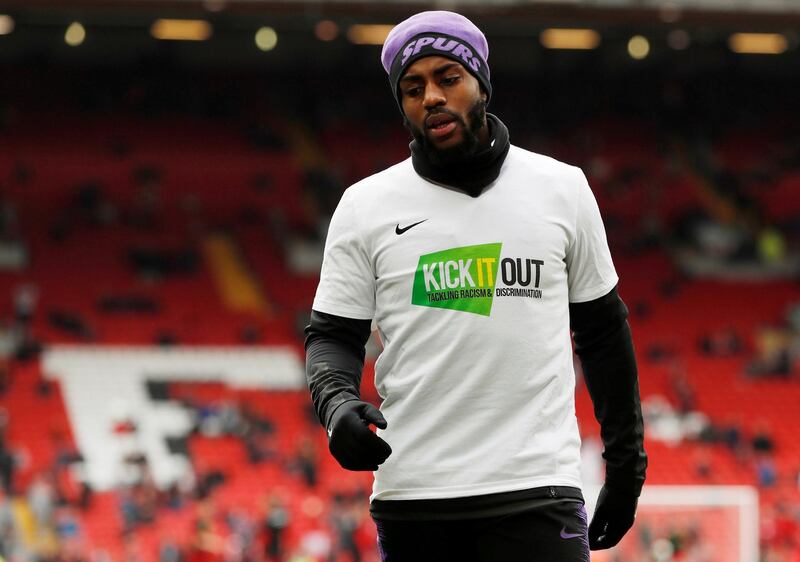 FILE PHOTO: Soccer Football - Premier League - Liverpool v Tottenham Hotspur - Anfield, Liverpool, Britain - March 31, 2019  Tottenham's Danny Rose during the warm up before the match  Action Images via Reuters/Paul Childs  EDITORIAL USE ONLY. No use with unauthorized audio, video, data, fixture lists, club/league logos or "live" services. Online in-match use limited to 75 images, no video emulation. No use in betting, games or single club/league/player publications.  Please contact your account representative for further details./File Photo