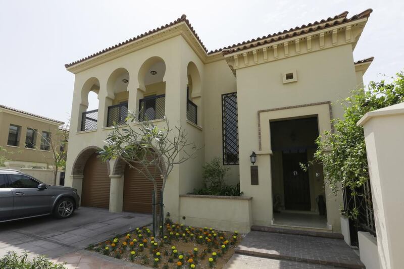 MBC’s Arabic drama Oud Akhdar was shot extensively in this five-bedroom villa on Saadiyat Island. Jeffrey E Biteng / The National 