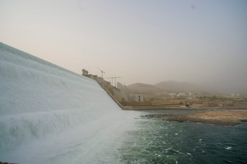 Sunday's talks over Ethiopia's Grand Ethiopian Renaissance Dam are the first official negotiations since 2021. EPA
