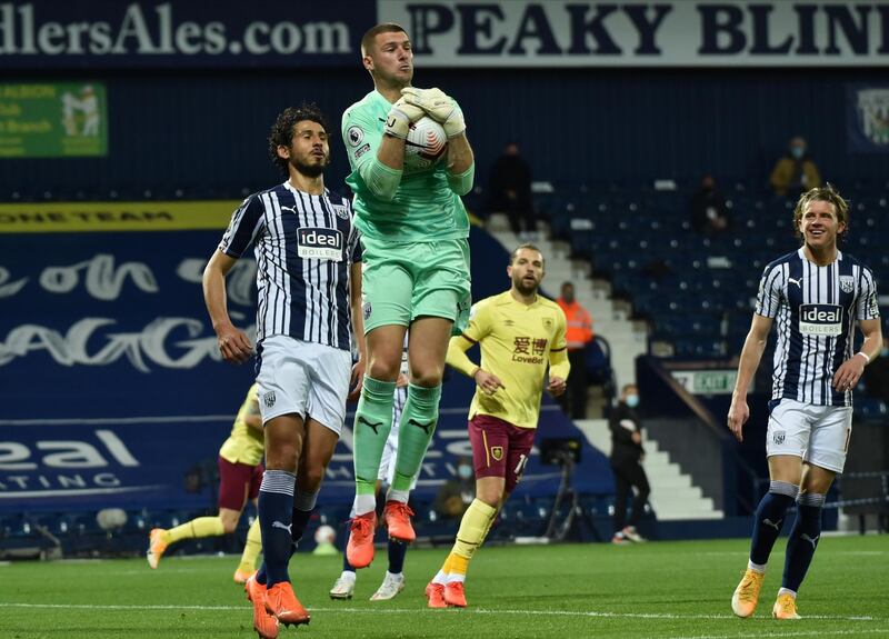 3) Sam Johnstone (West Bromwich Albion) 32 saves in 8 games. EPA