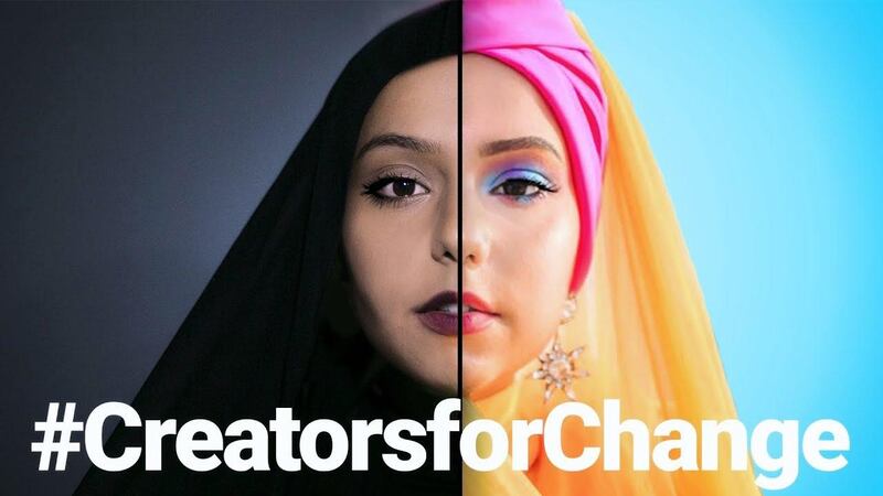 The video is part of Creators for Change, a YouTube initiative 'that spotlights inspirational creators who use YouTube to foster productive conversations around tough issues'
