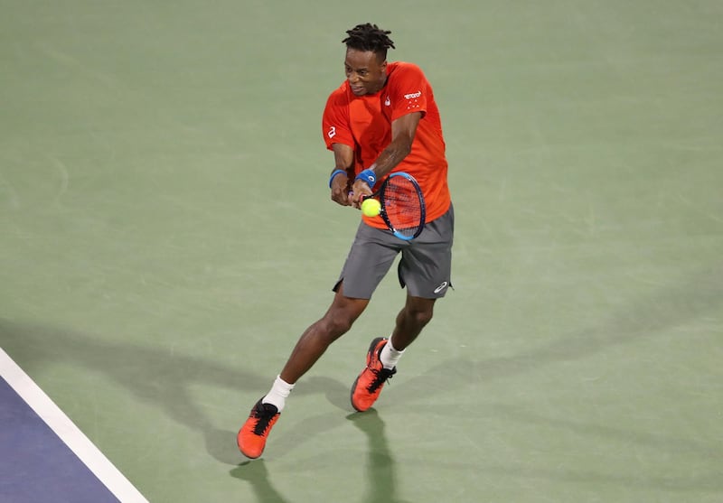 Monfils covered a lot of ground from the back of the court. Reuters