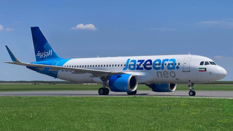 Jazeera Airways carried 2.1 million passengers in the first half of the year, up 40 per cent from the same period in 2022. Photo: Jazeera Airways