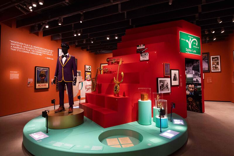 The Spike Lee room inside the museum. AFP