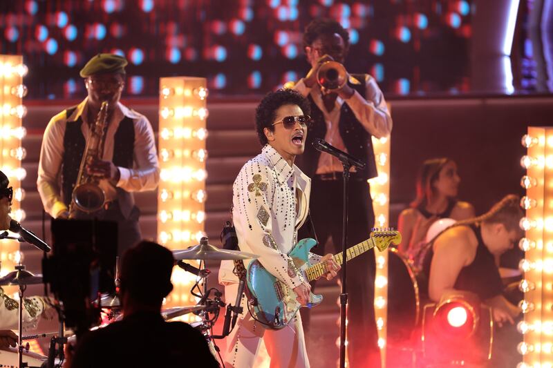 Bruno Mars has cancelled both his Saturday and Sunday performances. AFP