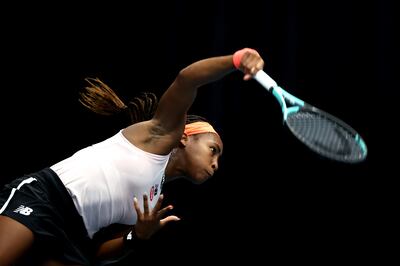 Coco Gauff beat Sofia Kenin in straight sets at ASB Classic. Getty