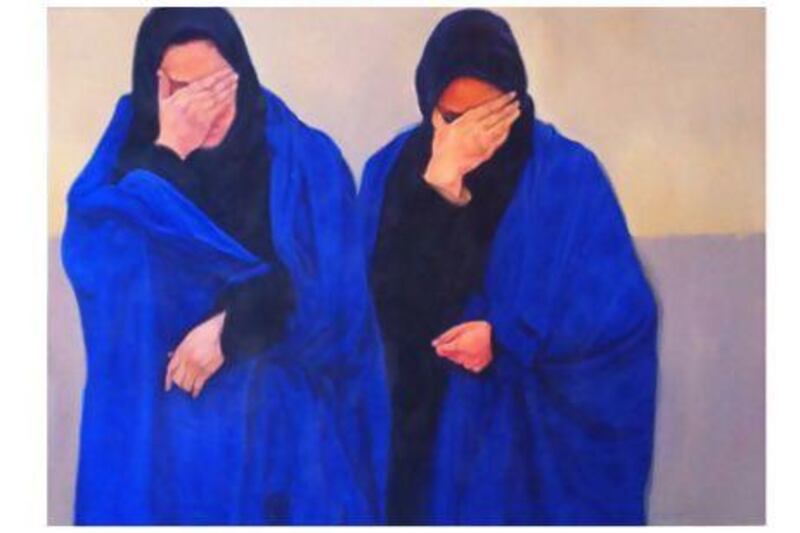 Defaced is an exhibition of works by Shohreh Mehran, at Etemad Gallery. Cortesy Etemad Gallery