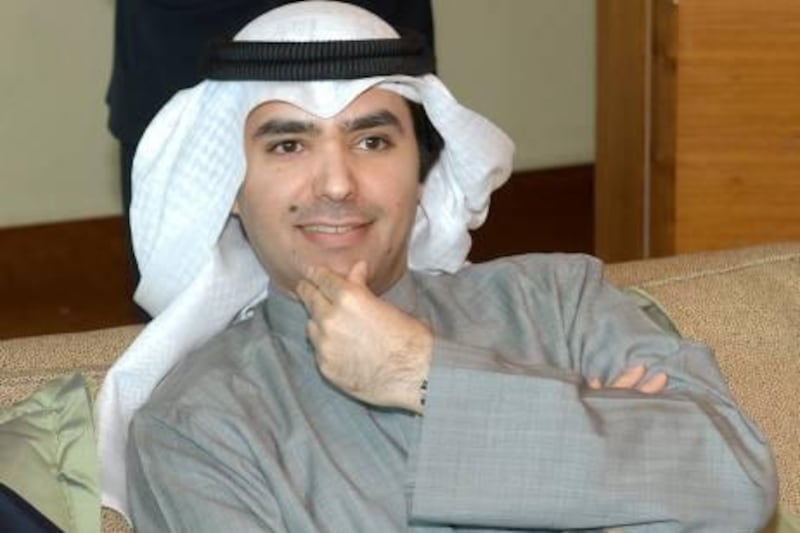 Kuwaiti financier Hazem Al-Braikan poses for a picture in his home in Kuwait in this January 25, 2009 file photo. Braikan, who was facing a fraud suit by U.S. authorities, was found dead July 26, 2009 in an apparent suicide that sent shockwaves through the Gulf Arab financial sector. Braikan was the chief executive of Al Raya Investment, which is 10 percent owned by Citigroup Inc and had been at the center of a financial scandal that erupted last week. REUTERS/Stephanie McGehee/Files  (KUWAIT BUSINESS CRIME LAW SOCIETY OBITUARY) *** Local Caption ***  KUW01_BRAIKAN-_0727_11.JPG