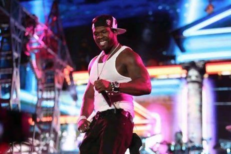 Rapper 50 Cent is set to perform in Dubai. Christopher Polk/Getty Images for Coachella/AFP