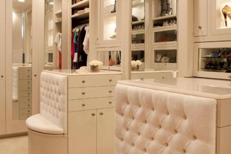 Dressing room with fitted units 







