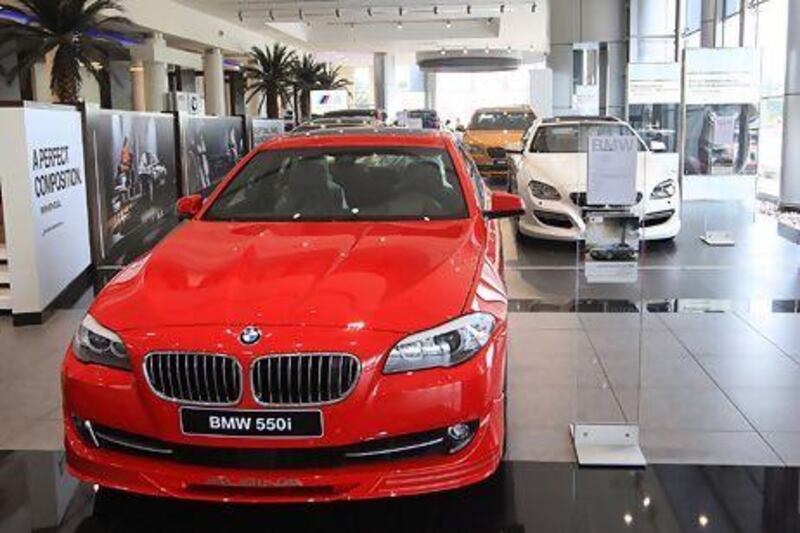 BMW Middle East recorded a 22 per cent growth in sales during the first six months - its best start to a year ever. Ravindranath K / The National