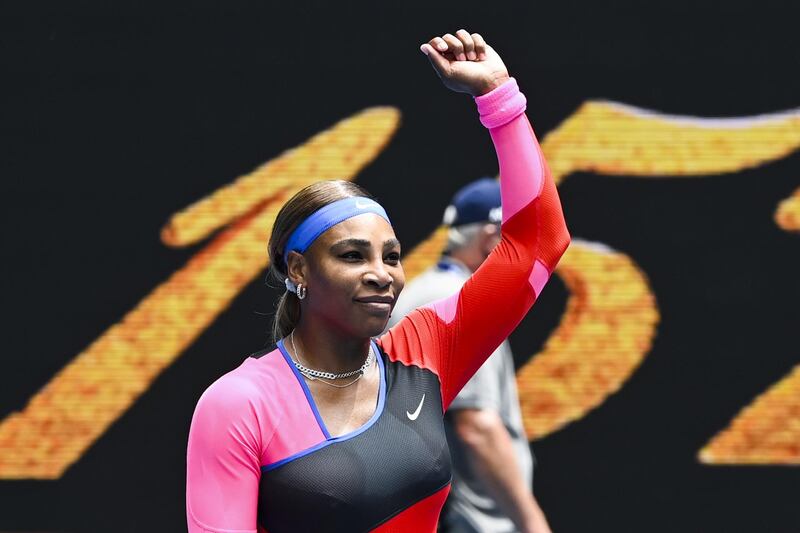 Serena Williams of the United States is the top prize-money earner of all time in women's tennis, with $93,634,967 - and 23 grand slam titles. EPA