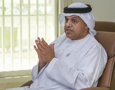 UMM AL QUWAIN, UNITED ARAB EMIRATES -Interview with Essa Ali Saeed Bolehyool, General Manager of UAQ Charity Association at the UAQ Charity Association office.  Leslie Pableo for the National for Ruba Haza's story