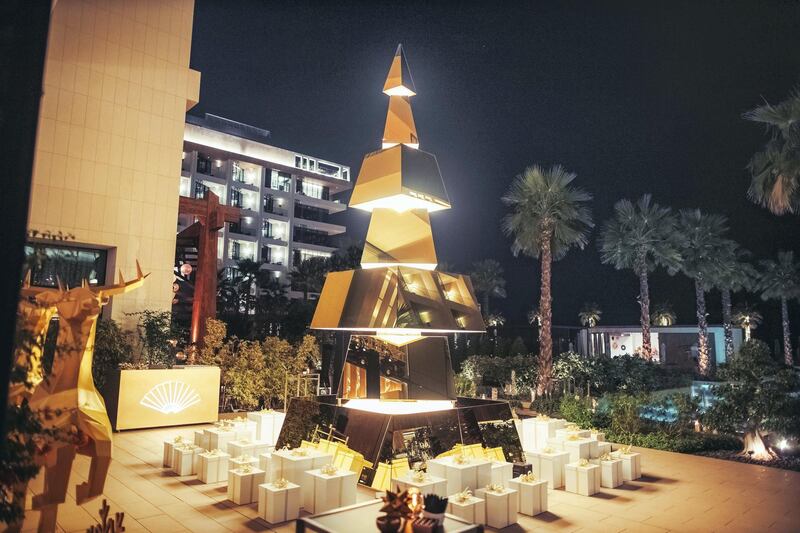 The most fashion-forward tree in the UAE can be found in the grounds of the Mandarin Oriental Jumeira in Dubai. Fashion designer Kenzo Takada was given the task of designing the highly contemporary, seven-metre, all-gold tree, which makes quite the style statement.