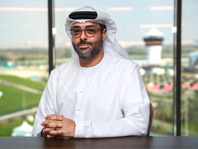 Saif Al Noaimi, chief executive officer of Ethara, the event management company behind the Abu Dhabi Grand Prix. Victor Besa / The National