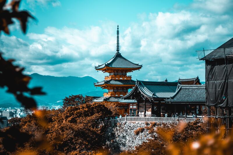 Foreign tourists will be free to explore Japan's pagodas again from next month. Unsplash