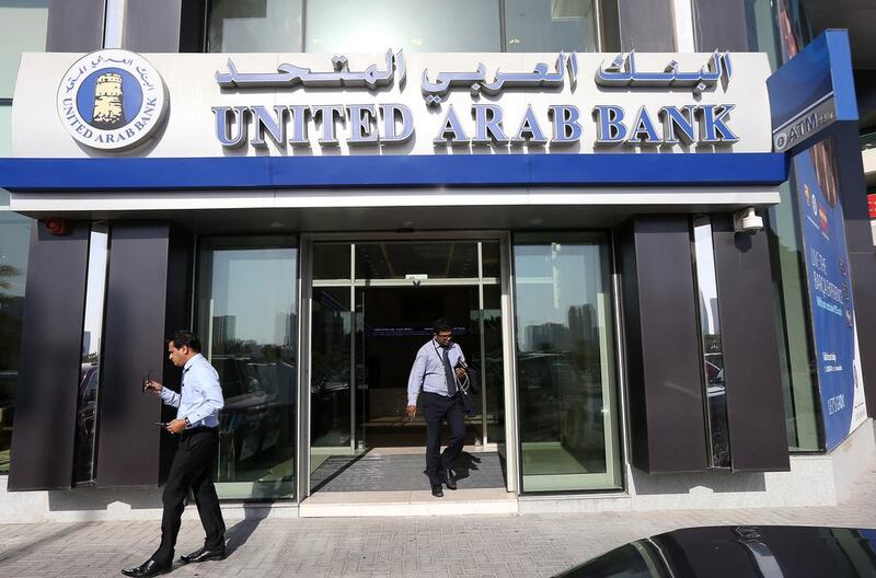 United Arab Bank said its rights issue was oversubscribed by 24 per cent, as it seeks to increase the bank's capital. Pawan Singh / The National