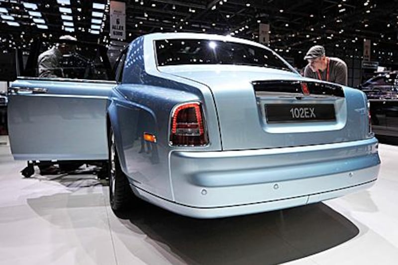 The Rolls-Royce 120EX is an electric powered Phantom.