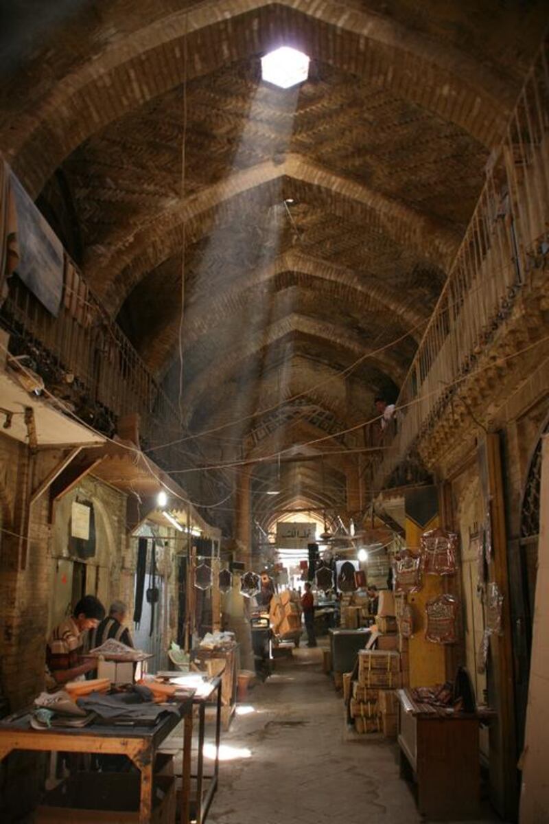 The leather souq in Baghdad dates from the eighth century. Michael Luongo / Bloomberg / May 2014