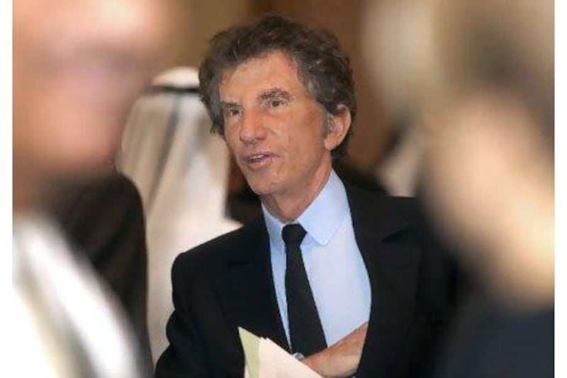 Former special adviser to the UN on piracy, Jack Lang, attends the international conference in Dubai.