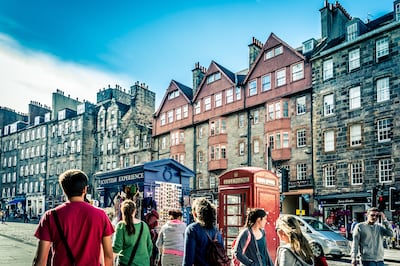 Scotland's capital hosts the annual Fringe festival every August. Photo: Luis Mayoral / Unsplash 