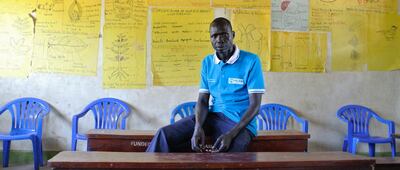 ADJUMANI DISTRICT, Uganda, Tuesday, November 28, 2017 // Cici Martin Wahi, a 38-year-old South Sudanese teacher at Liberty Primary School, said getting access to food and water continues to be a challenge for the families living in the Ayilo II refugee settlement in Northern Uganda. Dubai Cares partnered with Plan International to build new classrooms at the school for South Sudanese refugees. (Roberta Pennington/The National)