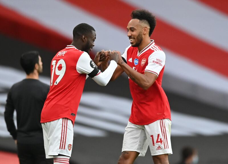 Nicolas Pepe (on for Aubameyang, 82') - 5: Ivorian brought on with Norwich already down and out. Reuters
