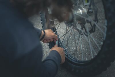 No more taking your bike to the repair shop for punctures, alignment or more. Unsplash