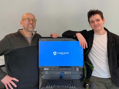 Chris (left) and Charlie Brooks help clients recover their lost cryptocurrencies through their Boston-based company Crypto Asset Recovery. Photo: Chris and Charlie Brooks