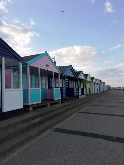 Beach huts at Southwold. The National