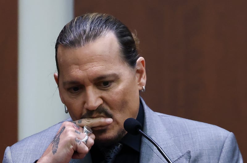 Depp denied ever having struck Heard but admitted he has struggled with alcohol and drug use. EPA