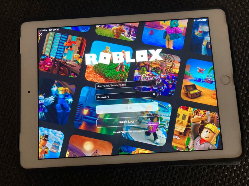 The gaming platform Roblox crashed on Friday and the company is still trying to restore service. AP