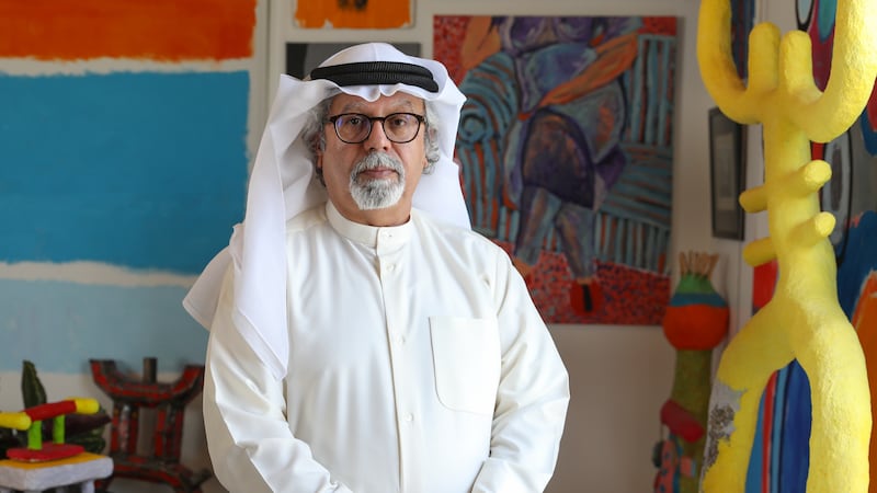 Mohamed Ahmed Ibrahim is renowned for his abstract and organic sculptures. Photo: Augustine Paredes