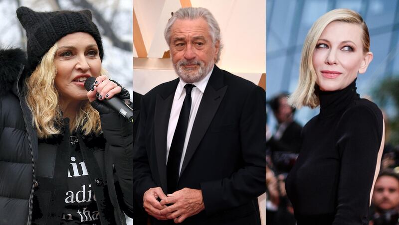 Madonna, Robert de Niro, and Cate Blanchett join #thetimehascome campaign, calling for radical change in a post Covid-19 world. Supplied