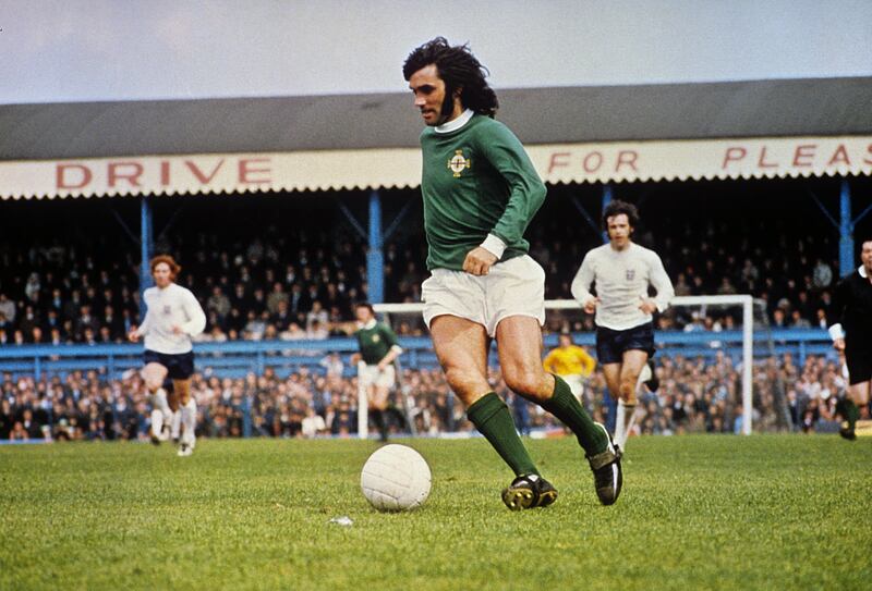 2: George Best - Northern Ireland (37 caps, nine goals). Another player of breathtaking talent who, as with George Weah, suffered from the fact that he played for one of the smaller nations. Getty