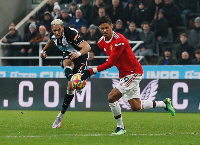 Joelinton - 9: Curled shot wide of target from edge of box 12 minutes in. Relentless workrate from Brazilian who has found his niche with deeper role under Eddie Howe. Booked for dissent. Outstanding with and without the ball. Reuters