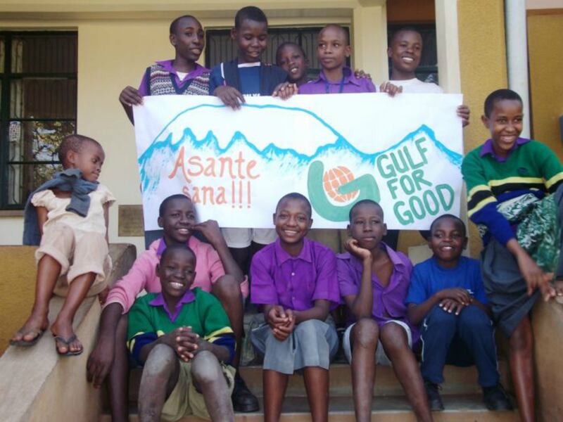 Children in Tanzania are among those who have received support from the organisation over the past two decades. Photo: Gulf for Good