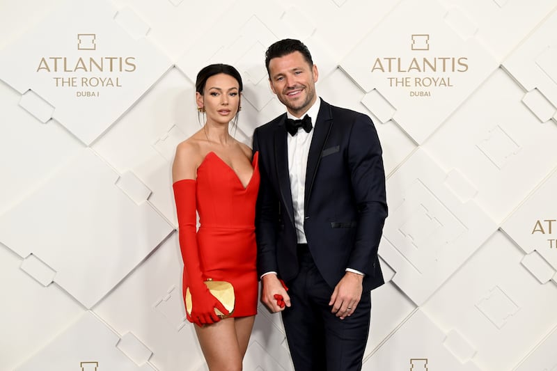 Michelle Keegan and Mark Wright. Photo: Jeff Spicer/Getty Images for Atlantis The Royal