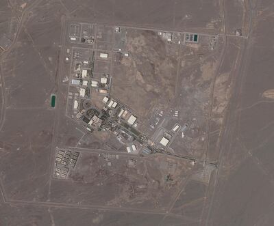 A satellite photo from Planet Labs Inc. shows Iran's Natanz nuclear facility on Wednesday, April 14, 2021.  Iranâ€™s supreme leader says the offers being made at the Vienna talks over his countryâ€™s tattered nuclear deal â€œare not worth looking at.â€ Ayatollah Ali Khamenei made the comment Wednesday in a speech on the first day of Ramadan in Iran.(Planet Labs via AP)