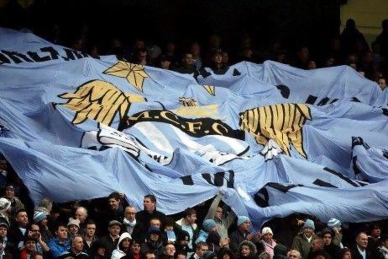 Manchester CIty fans are hoping to not be blue after Monday's game against Manchester United.