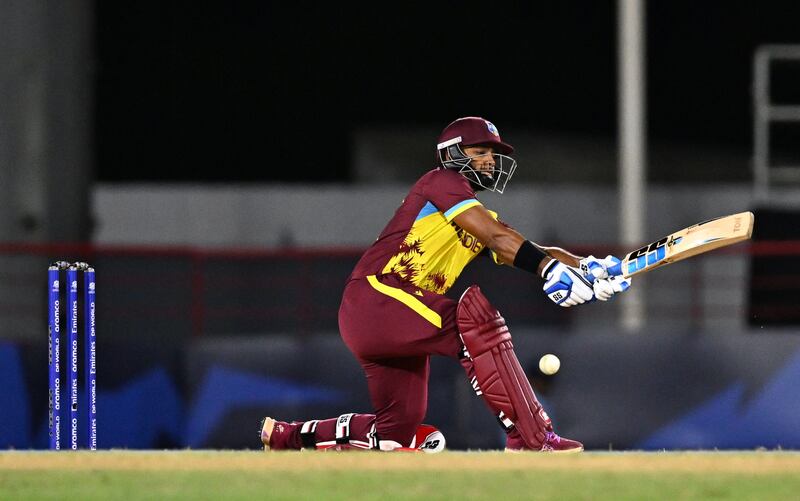 3. Nicholas Pooran (West Indies, 228 runs, 146.15 strike rate). AFP
