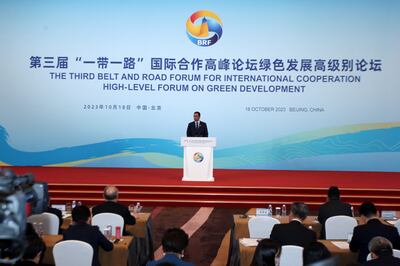 Dr Sultan Al Jaber praised China’s climate action initiatives.  Photo: Cop28
