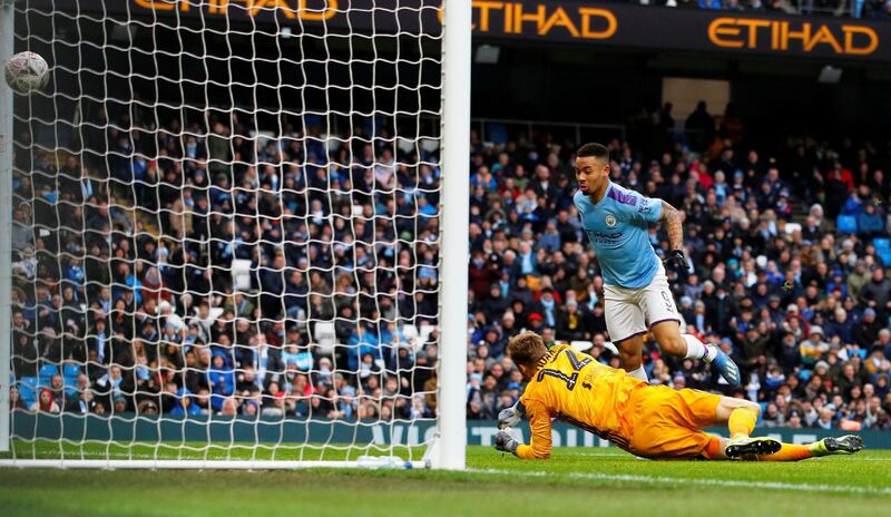 Centre-forward: Gabriel Jesus (Manchester City) – Scored a swift brace after winning an early penalty in a decisive display against Fulham as the holders marched on. Reuters