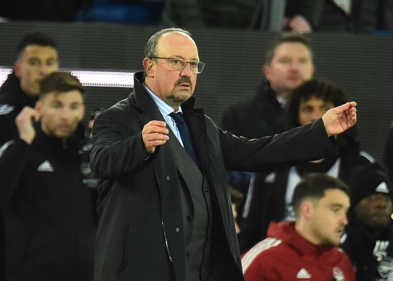 Everton manager Rafa Benitez was not a popular appointment with fans at Goodison Park. EPA