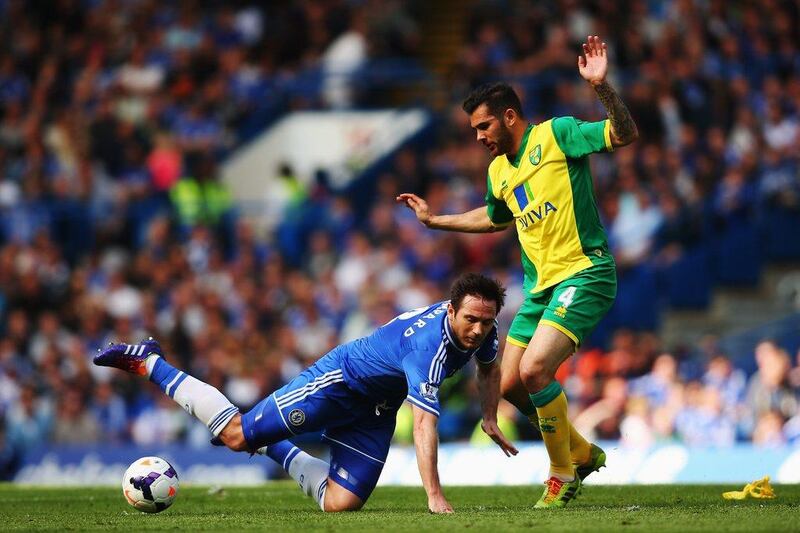 Centre midfield: Frank Lampard, Chelsea. Also got the hook after 45 minutes on Sunday. Clive Rose / Getty Images