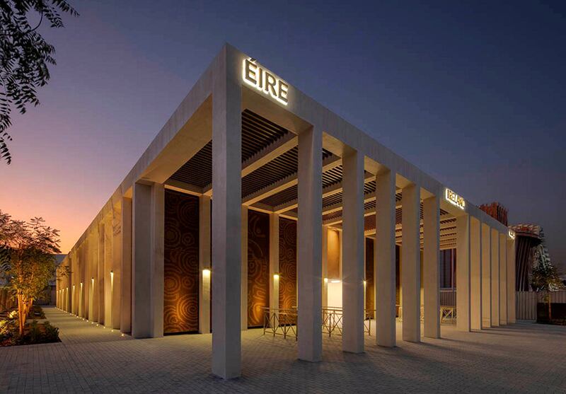 Work on the Irish pavilion located in the Mobility District, near Jubilee Park, has been completed at the Expo 2020 Dubai site. Exhibition installation is scheduled for the first week in June with soft furnishing complete by the end of June. Courtesy: Embassy of Ireland 