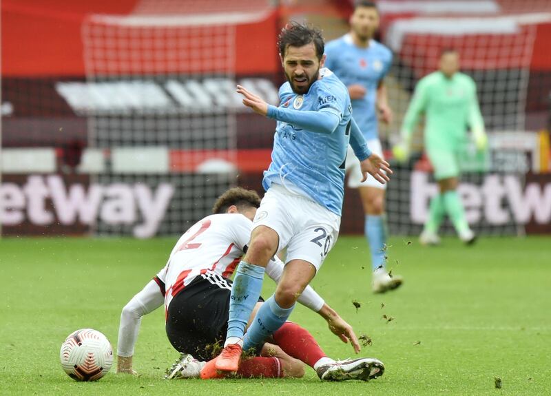 Bernardo Silva – 7: Played his part but is not having the same influence for City these days. One great bit of skill to set himself up with a chance in the last 10 minutes but could only shoot straight at Ramsdale. Reuters